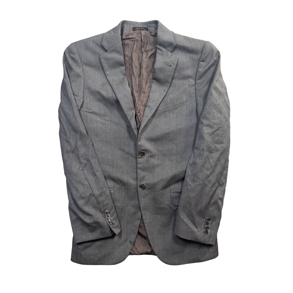Jos. A. Bank Reserve Joseph Abboud Grey Wool Sport Coat Blazer 36R 3854/2F